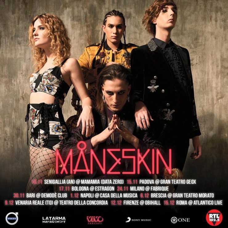 maneskin tour official website