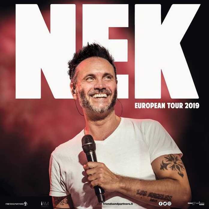 nek tour 2019 biglietti date tour europeo