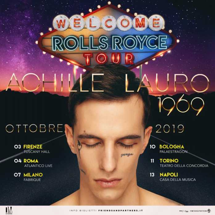 achille lauro tour 2019 date biglietti live club italia